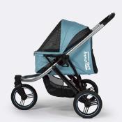 Poussette pour Chien Premium Comfort Bleu Clair - Innopet