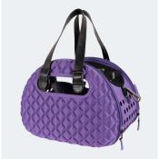 Sac de Transport Diamond Deluxe Violet pour Chien et Chat - Ibiyaya