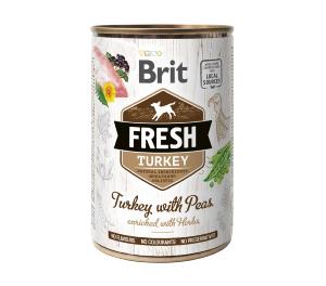 Pâtée Brit Fresh Adult - Dinde et Pois