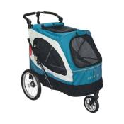 Poussette et Remorque pour Grand Chien Aventura XL Bleue - PetStro