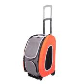 Poussette Multifonction Combo 5 en 1 pour Chien et Chat Orange -Innopet