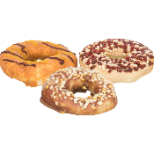 Mix Donuts de Peau de Buffle pour Chiens 10 cm - Trixie