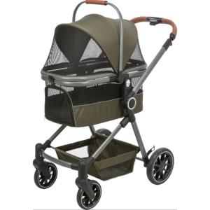 Poussette pour Chien ou Chat Vert Olive - Trixie