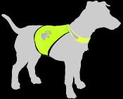 Gilet de Sécurité Jaune Fluo, Léger pour Chiens