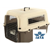Cage de Transport Taupe pour Chien Kennel taille 7, XXL