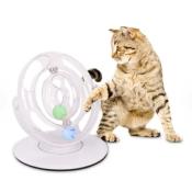 Jouet Electronique Dita Roue avec Balles pour Chats - Flamingo