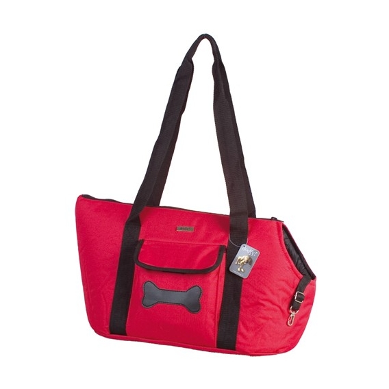 Sac de Transport pour Chien Rouge Doggy - La Toutouniere