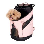 Sac à Dos pour Chien et Chat Ultra Léger - Corail Rose