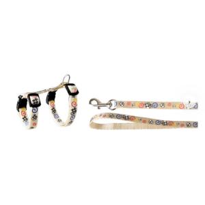 Harnais + Laisse  pour Chaton - Flamingo