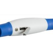Collier Lumineux Bleu Flash USB pour Chien - Trixie