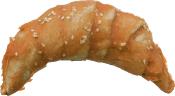 Croissant de Peau de Buffle et Poulet pour Chiens 11 cm 