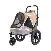 Poussette et Remorque vélo pour Chien Sporty Beige - Innopet