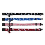 Collier Nylon Tête de mort  pour Chats