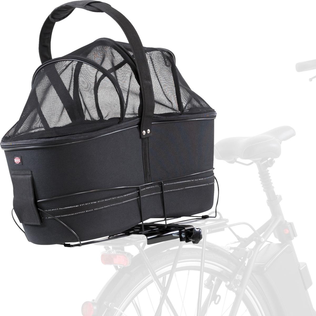 Panier de Transport Vélo Electrique sur Porte Bagage Large pour