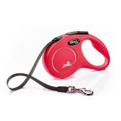 Flexi New Classic Rouge S avec sangle de 5 m- Flexi