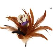 Plumeau en Véritables Plumes pour Chat - Gigwi